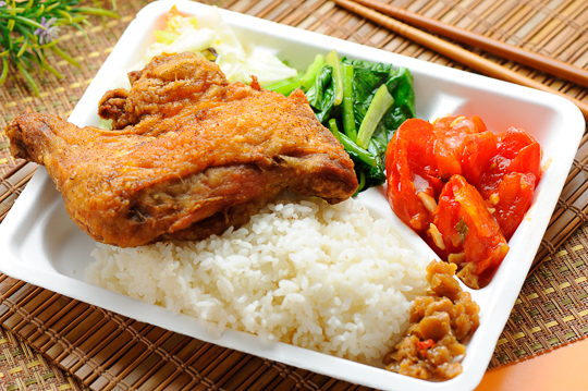 只要115元(双人价,即可享有【吉米鸡腿便当】超值双人飨宴〈含香酥