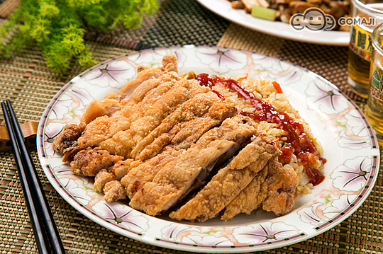 香酥鸡排炒饭