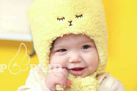 婴儿超柔暖qq围脖保暖帽/英伦风女娃球球针织连帽斗篷披肩/俏皮可爱