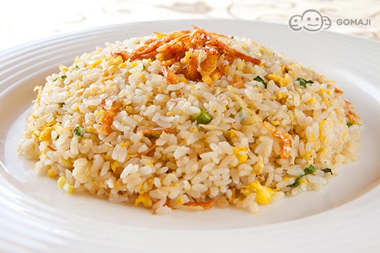 (橙汁排骨/芥兰牛肉 二选一)   (蟹黄豆腐煲海味炒饭蟹黄炒饭樱花虾