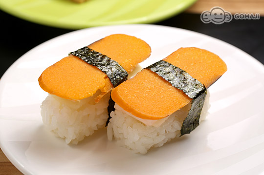 苹果乌鱼子握寿司