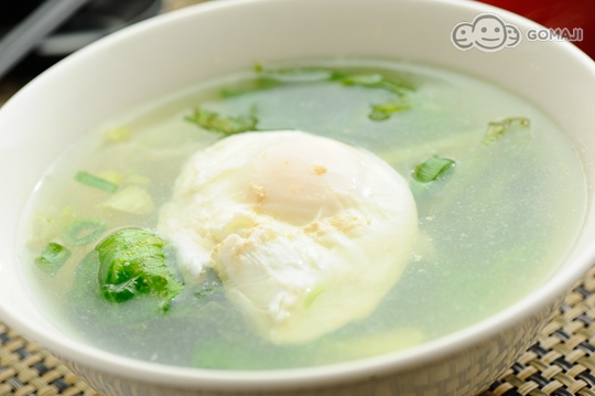 青菜蛋包汤 / 蛤蛎汤