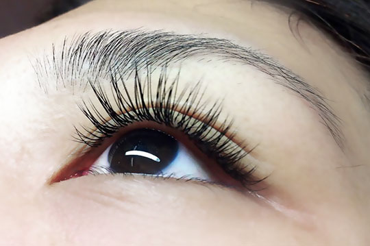 my style造型手部光疗课程/c.柔美自然160根日式睫毛稼接(采用